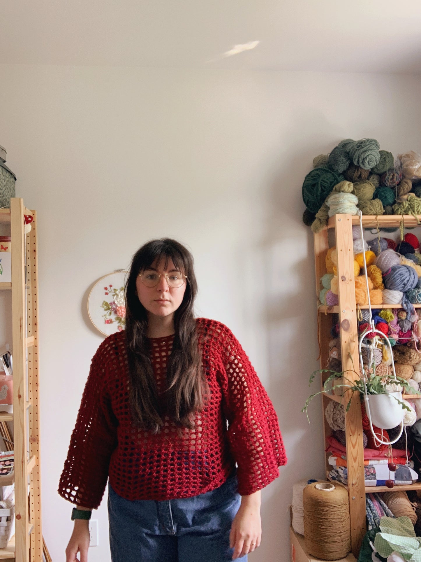 Handmade Mesh Sweater