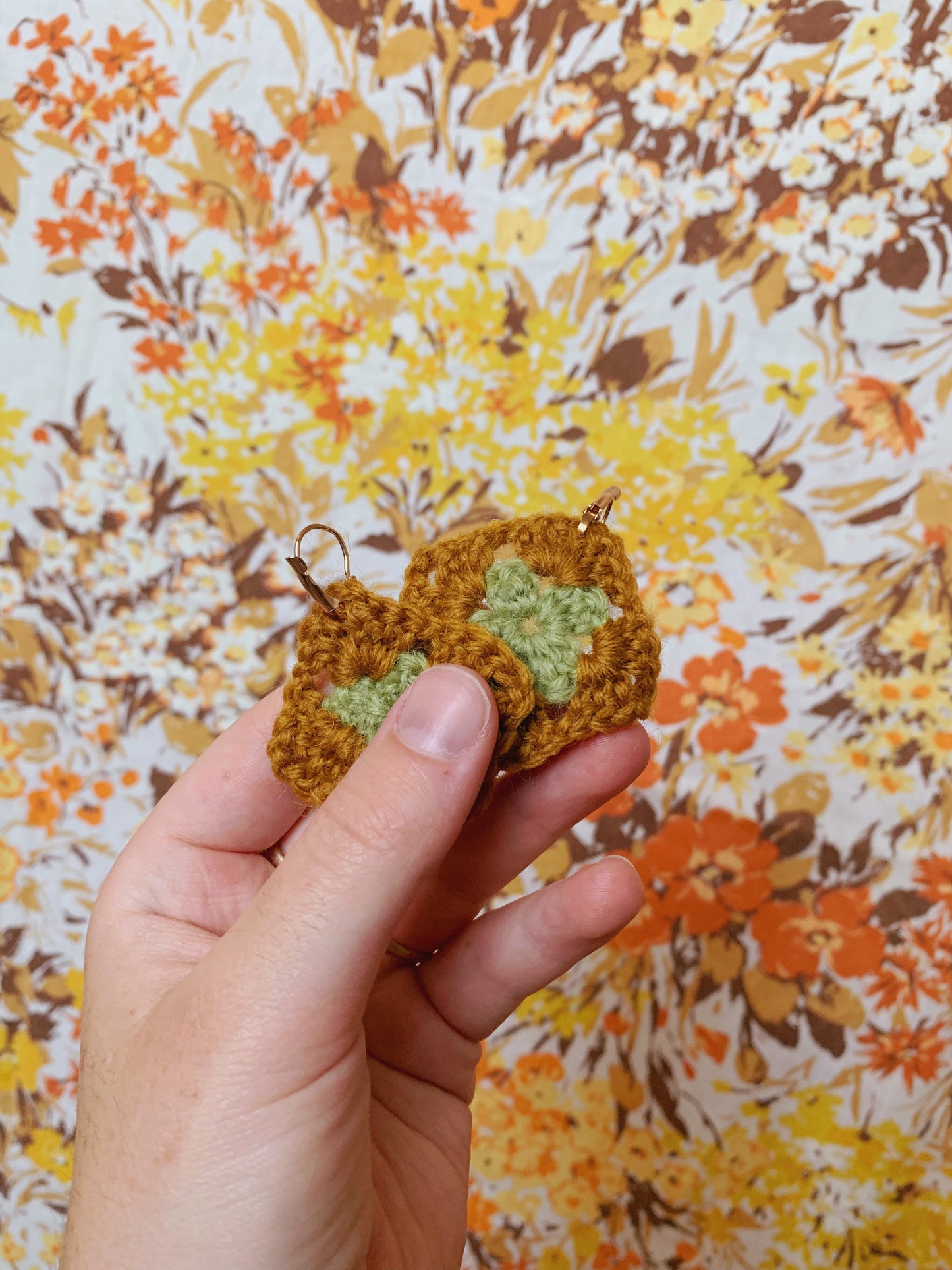 Granny Square Earrings