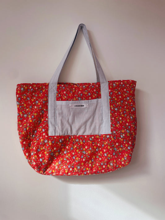 Nautical Flower Medium Tote Bag x Death Treads Co.