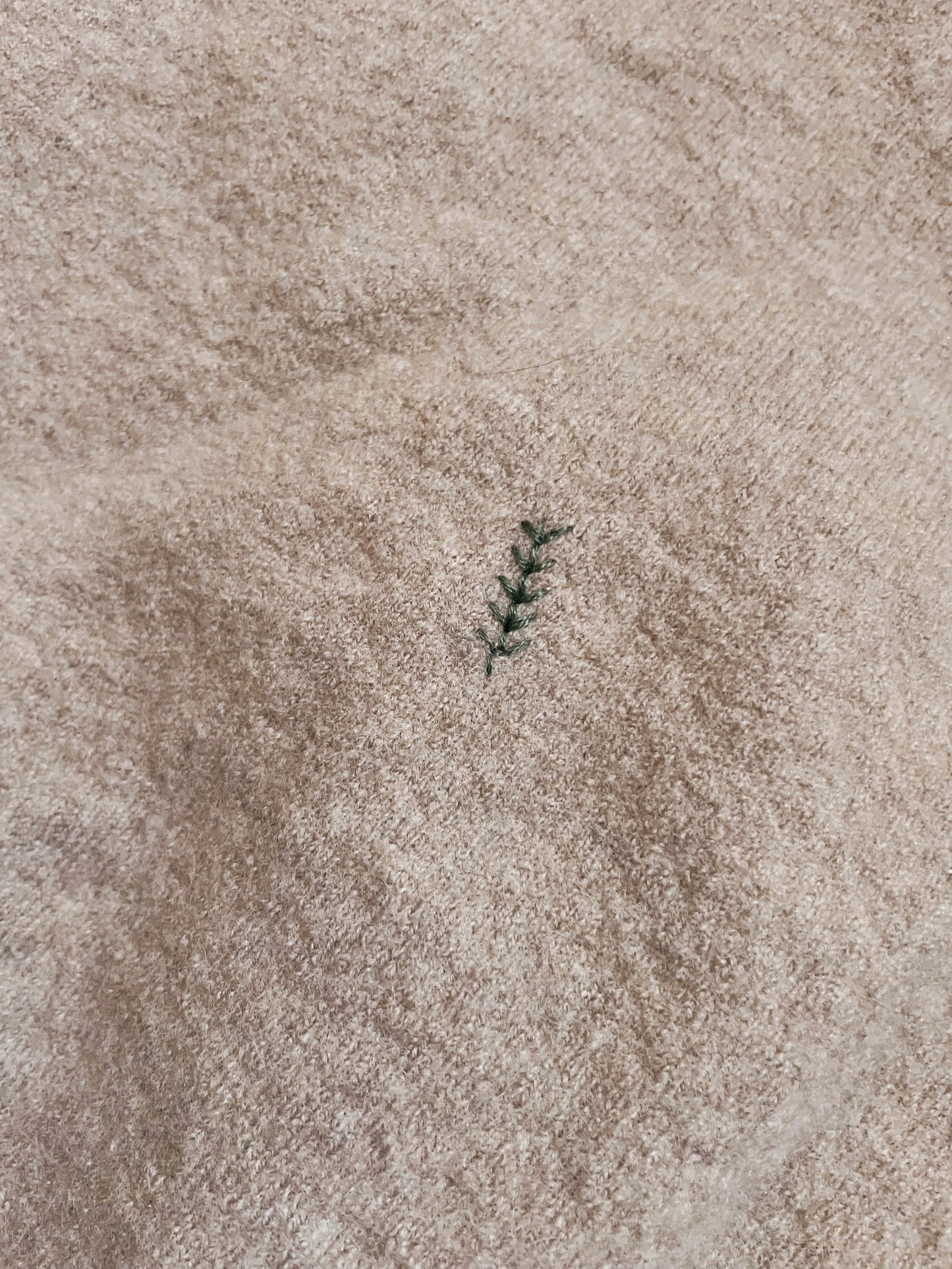 Baby Leaves Upcycled Sweater