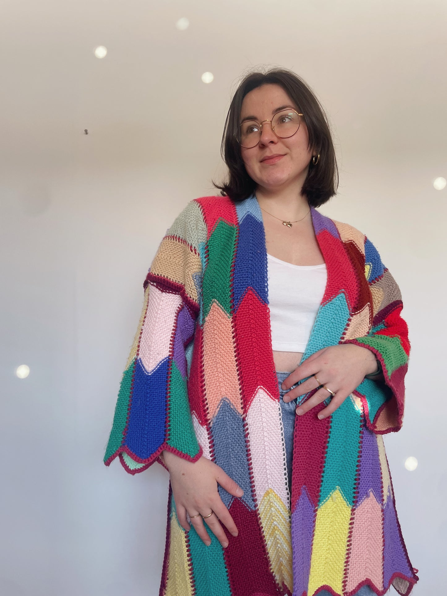 Upcycled Blanket Cardigan