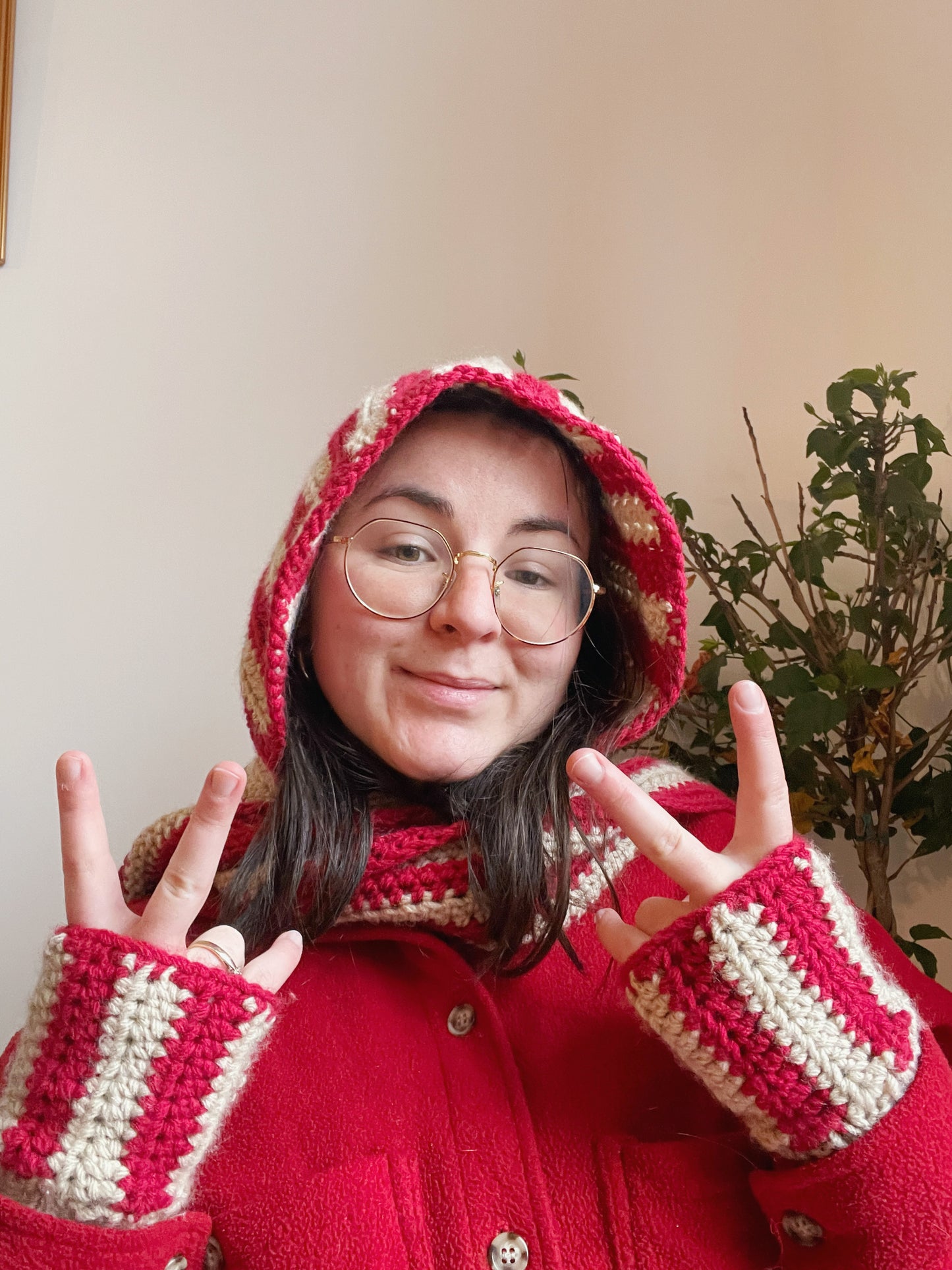 PATTERN ONLY - Dandelion Hood and Mitten Set
