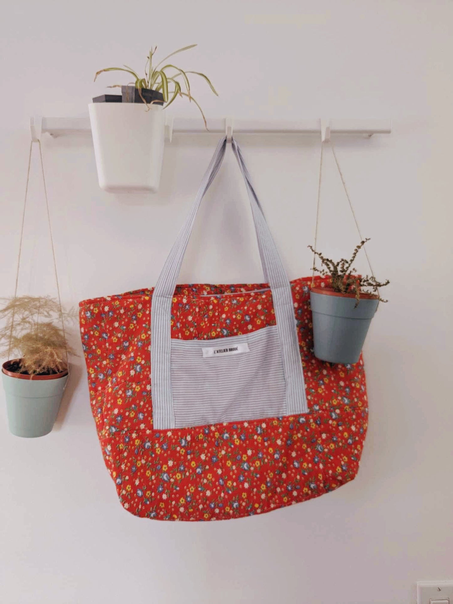Nautical Flower Medium Tote Bag x Fil à Retordre