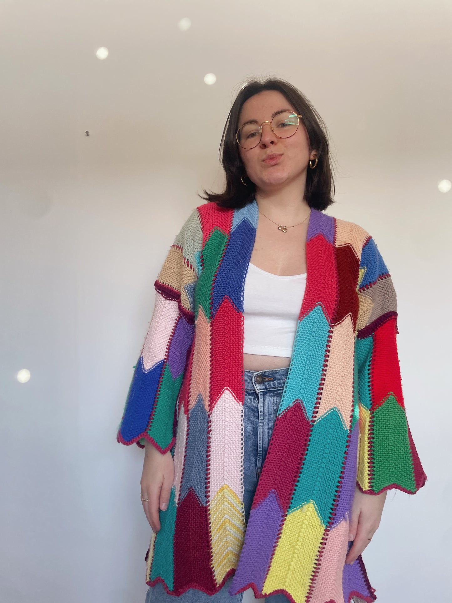 Upcycled Blanket Cardigan