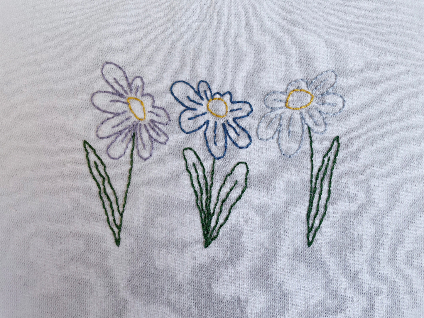 Blue Flowers Crewneck