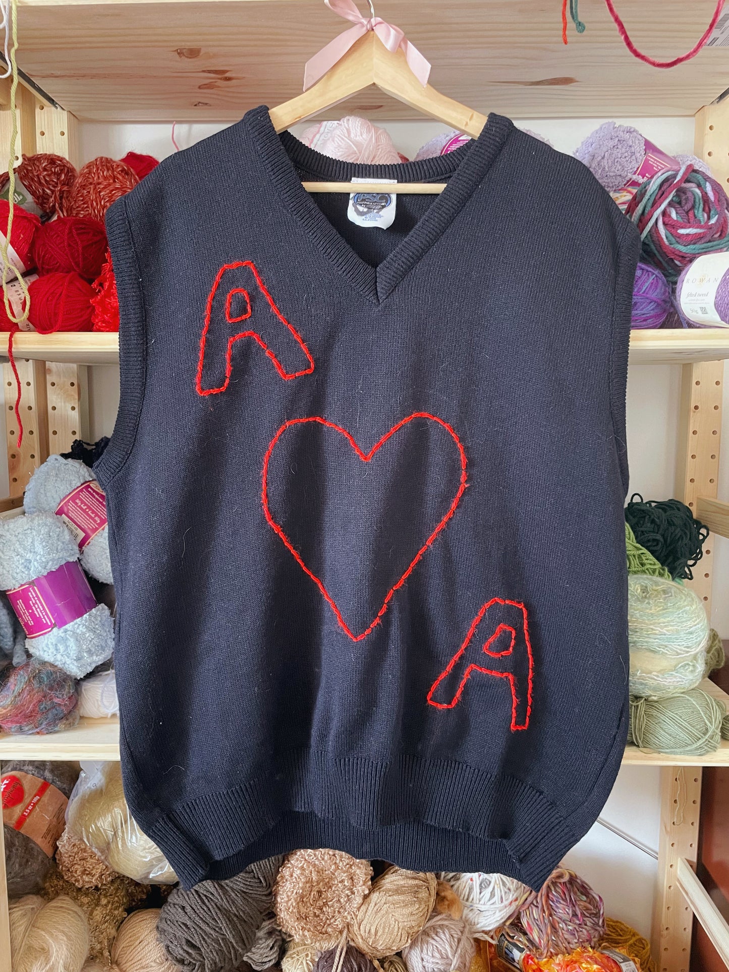 Card Sweater Vest