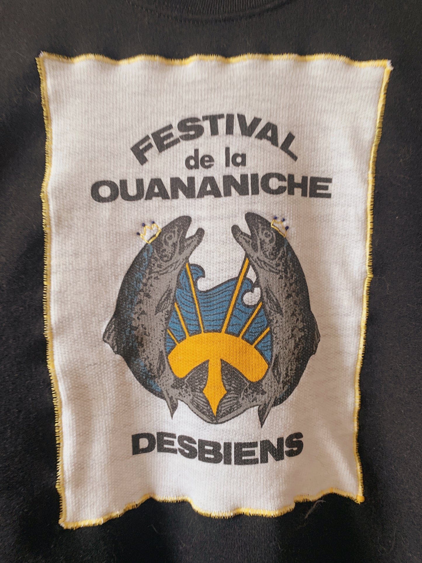 Ouananiche Fishes Reworked Crewneck