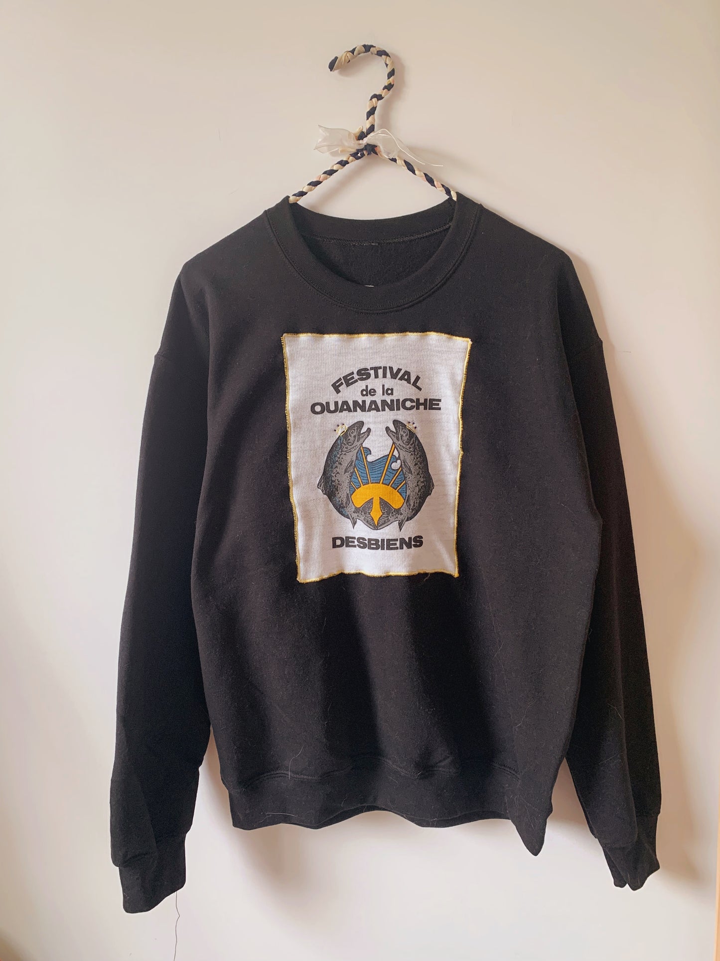Ouananiche Fishes Reworked Crewneck