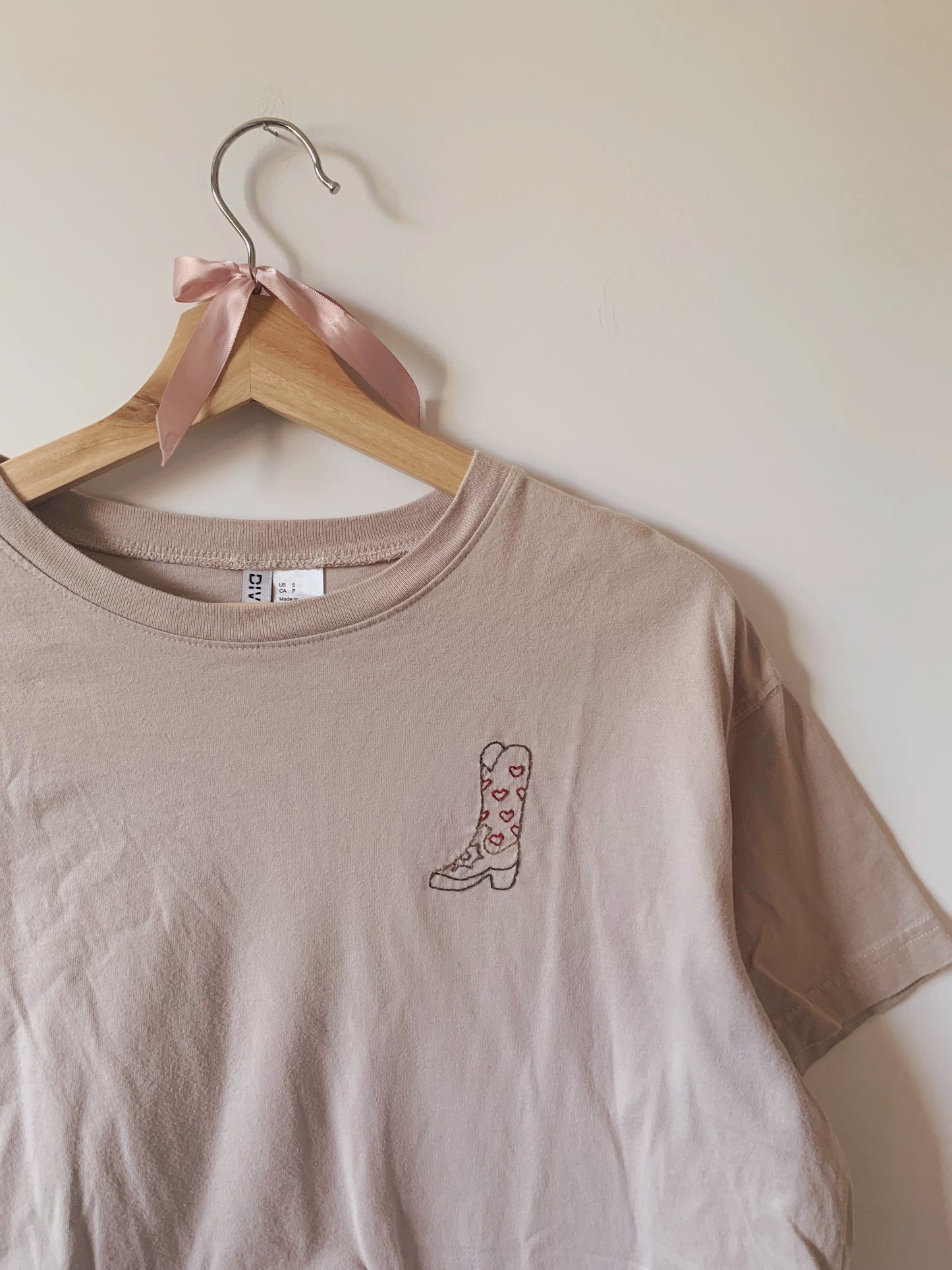 T-shirt recyclé Bottes de cowboy
