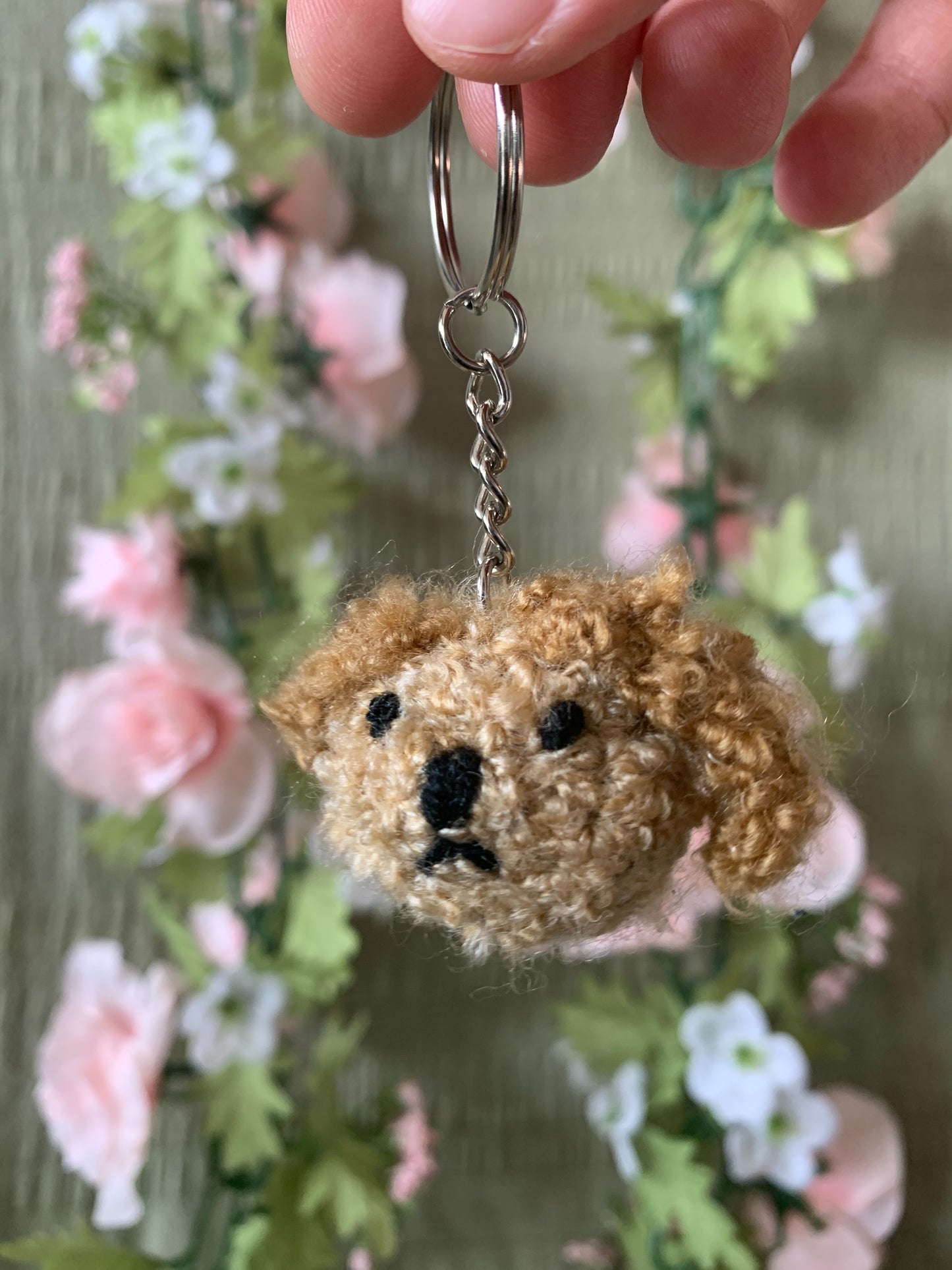 Dog and cat keychain