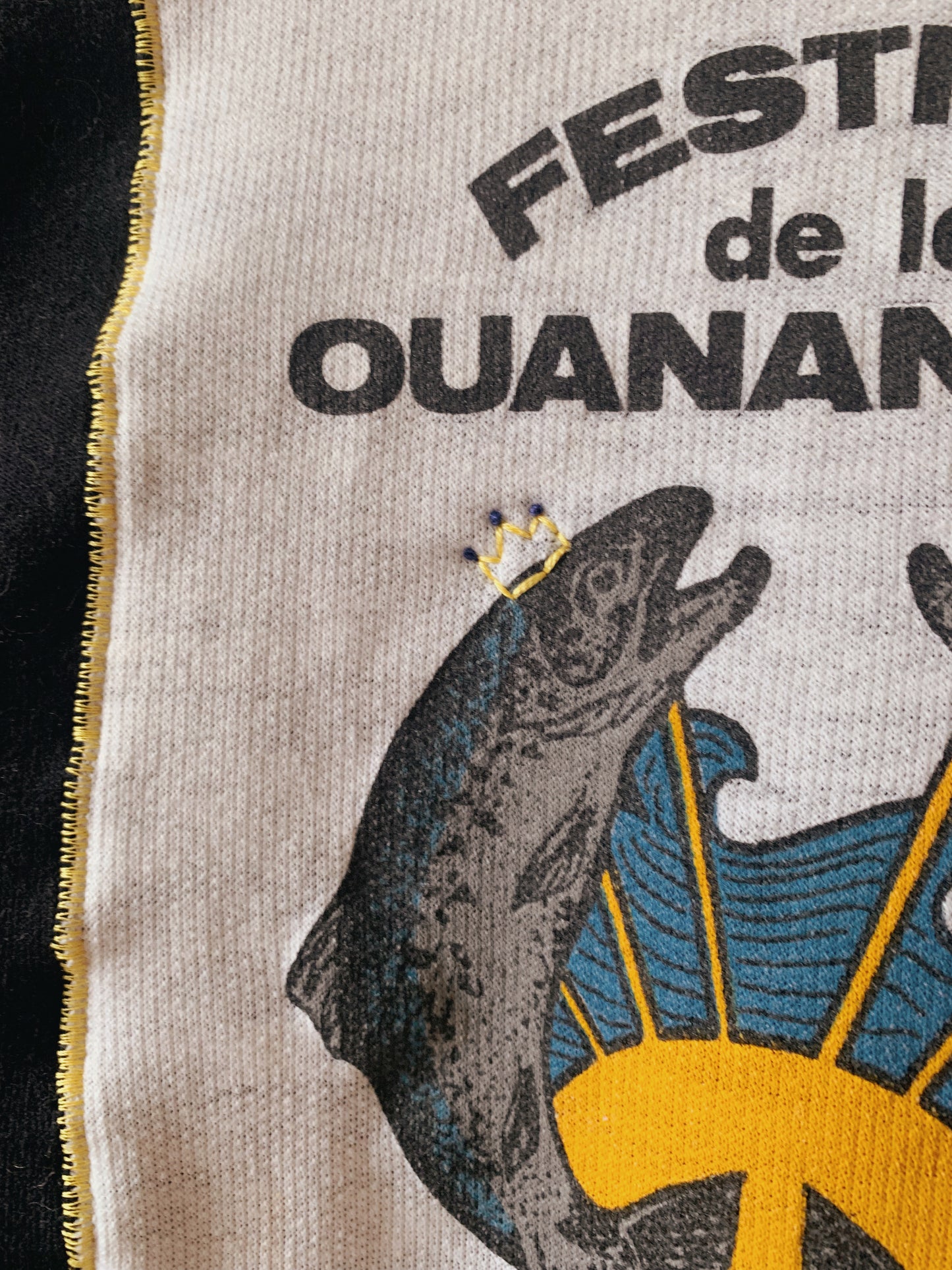Ouananiche Fishes Reworked Crewneck