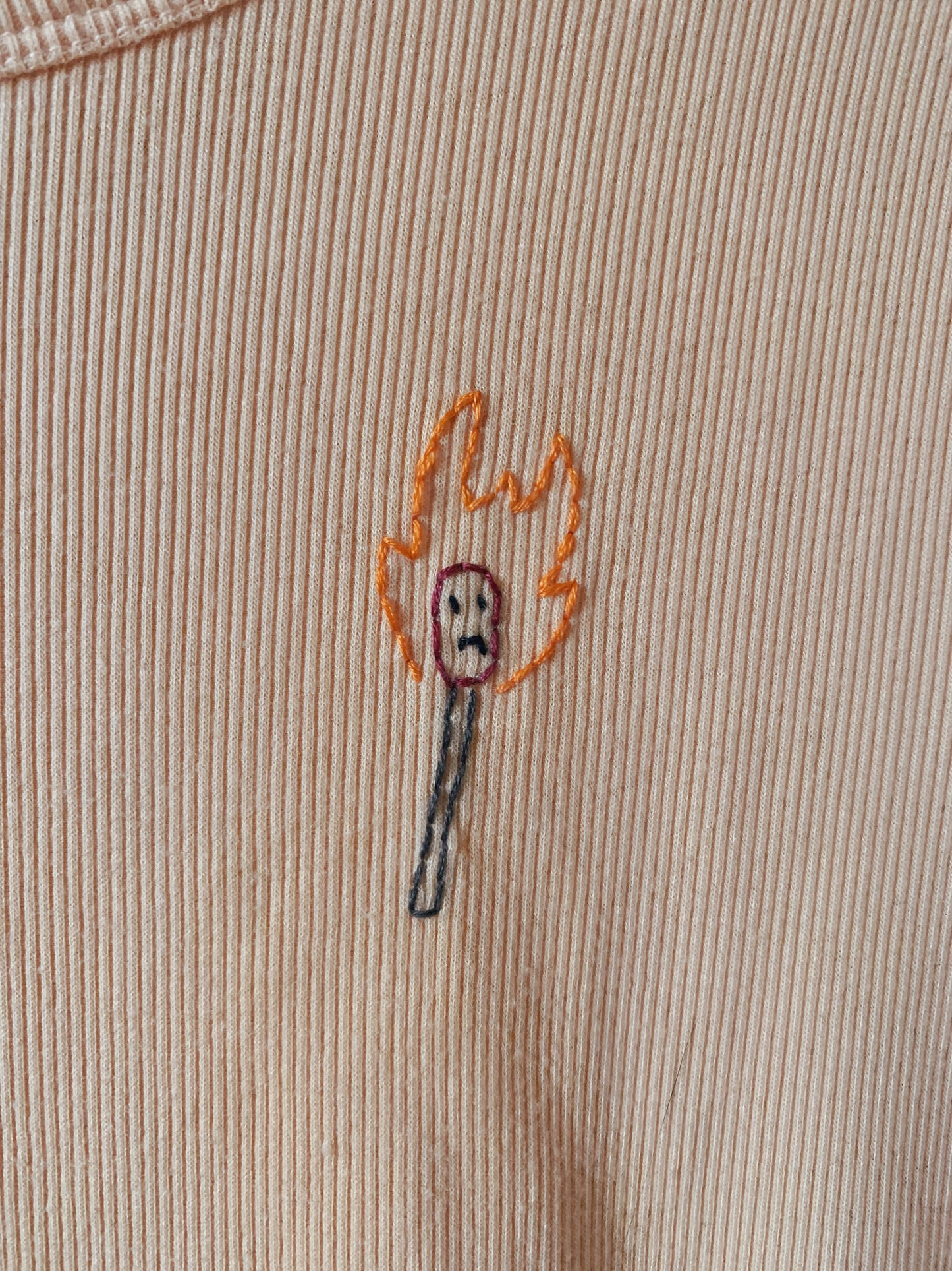 Sad Match Upcycled T-Shirt