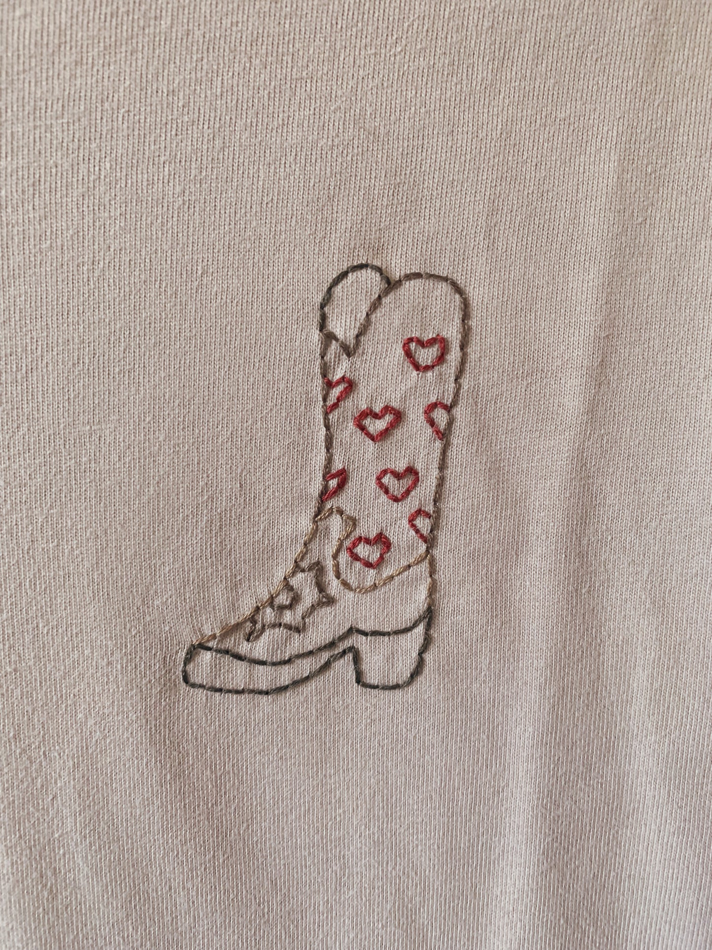 T-shirt recyclé Bottes de cowboy