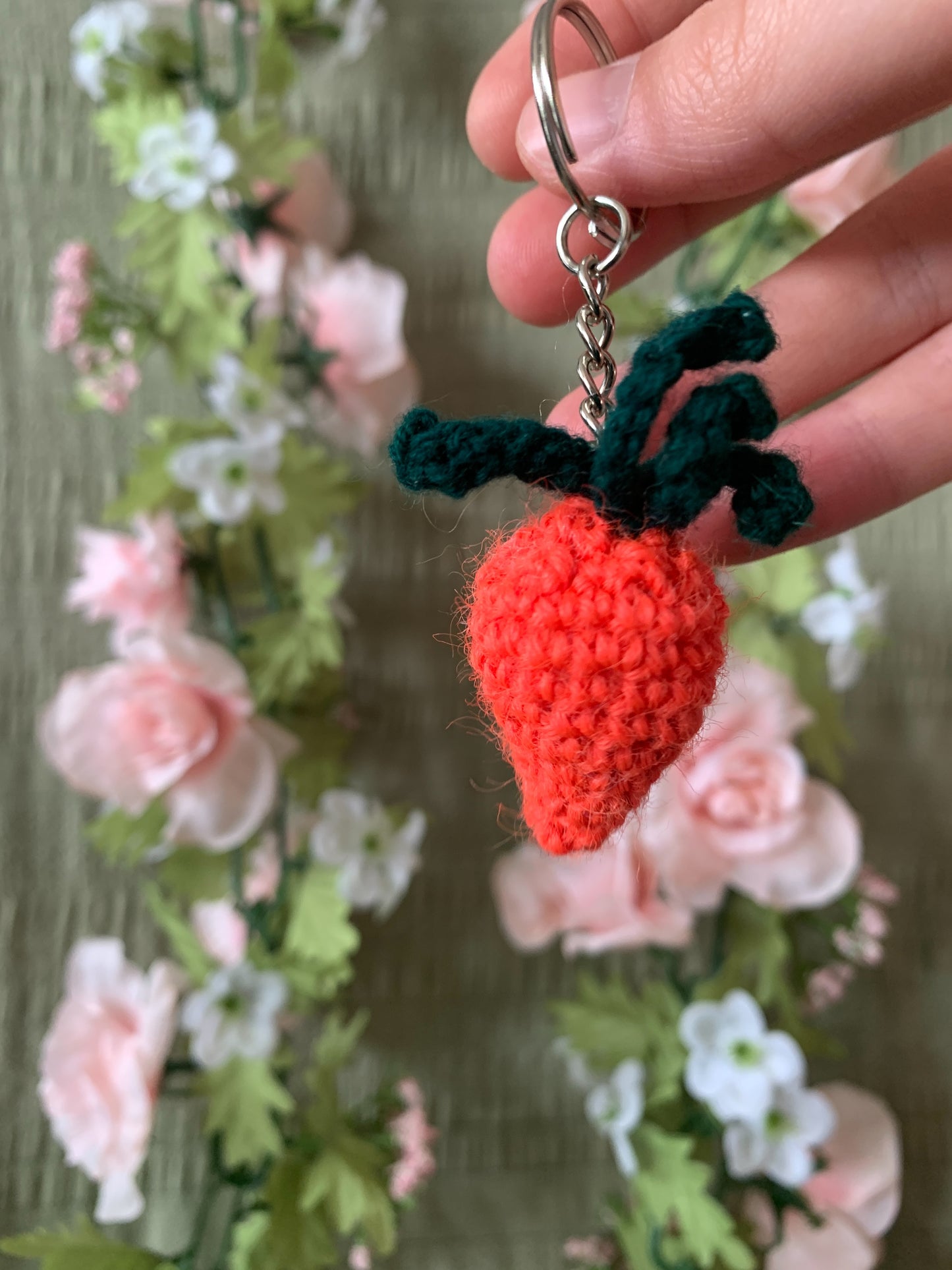 Carrot keychain