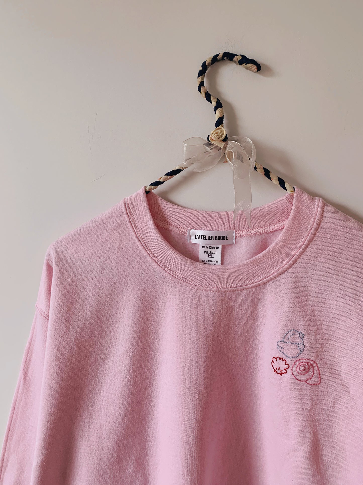 Shell crewneck