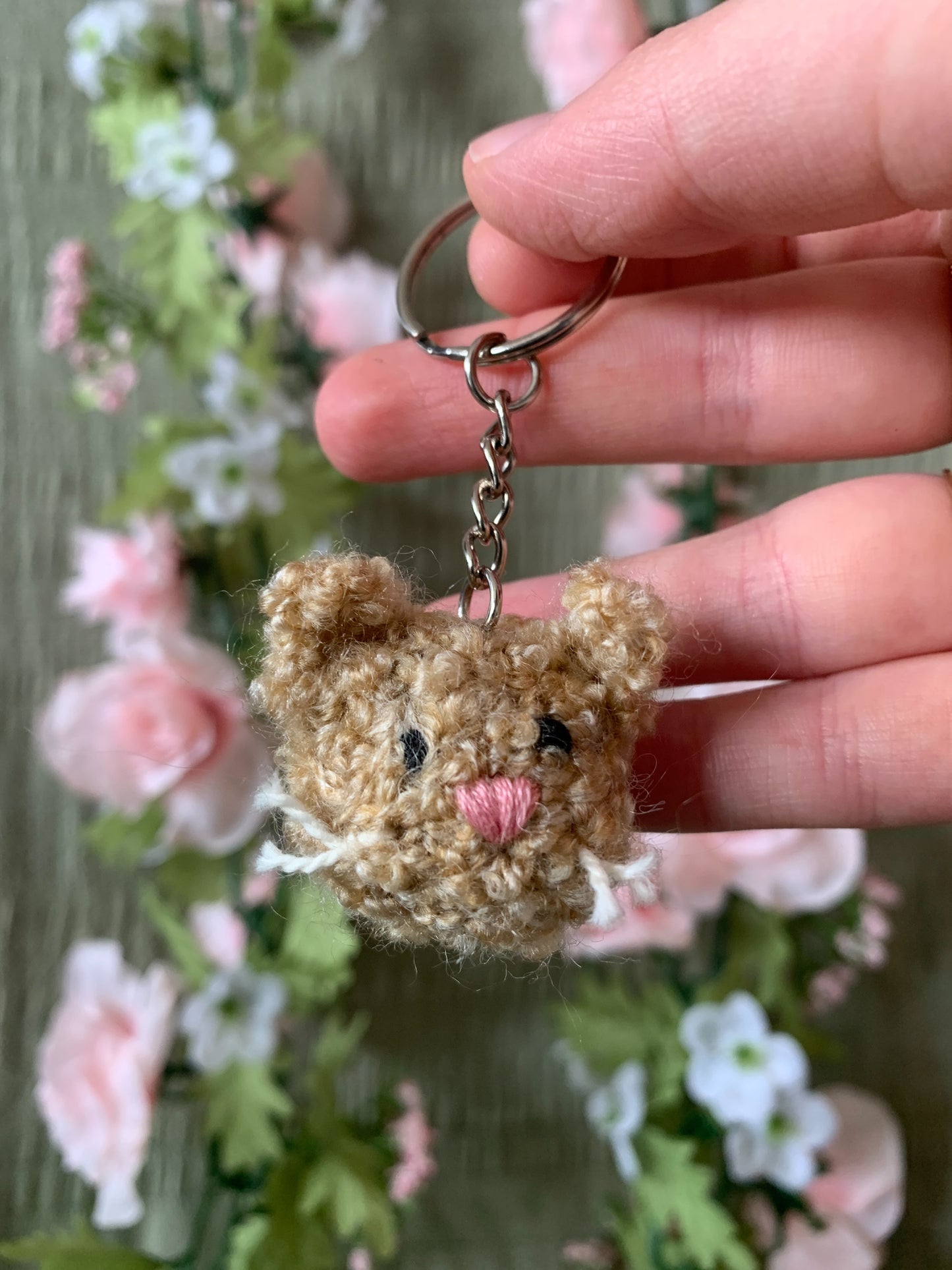 Dog and cat keychain