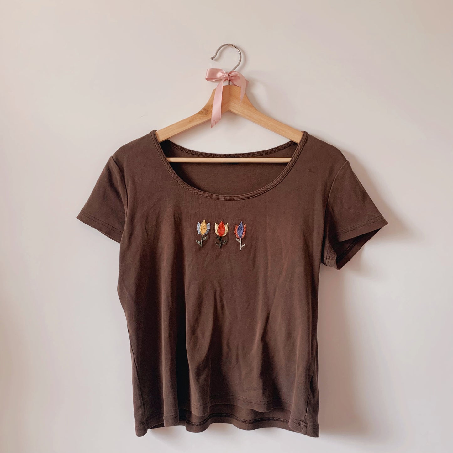 Brown Tulips T-shirt