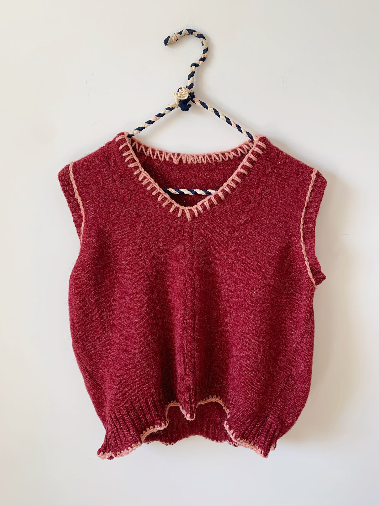 Sweater Vest Upcycle