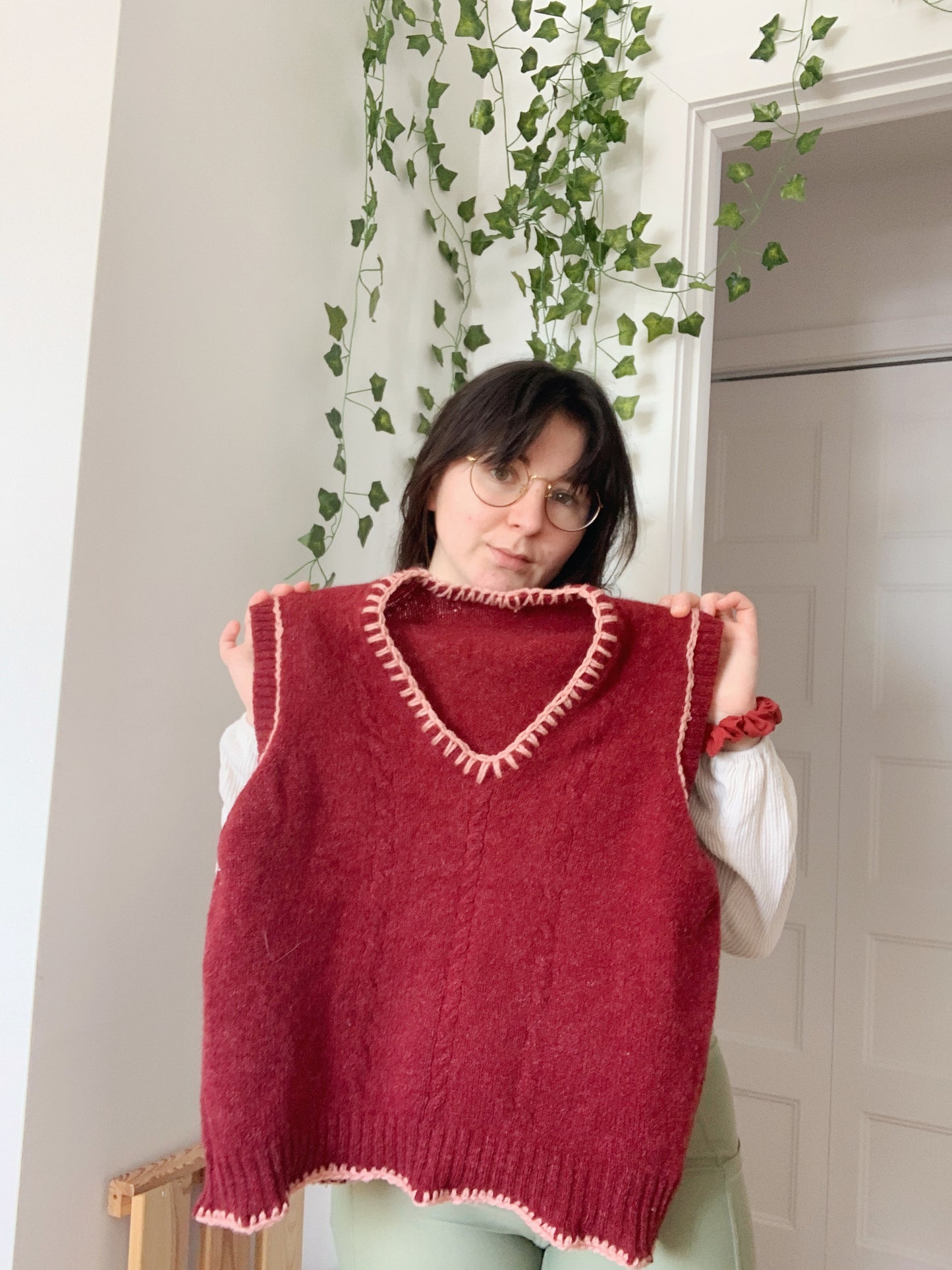 Sweater Vest Upcycle