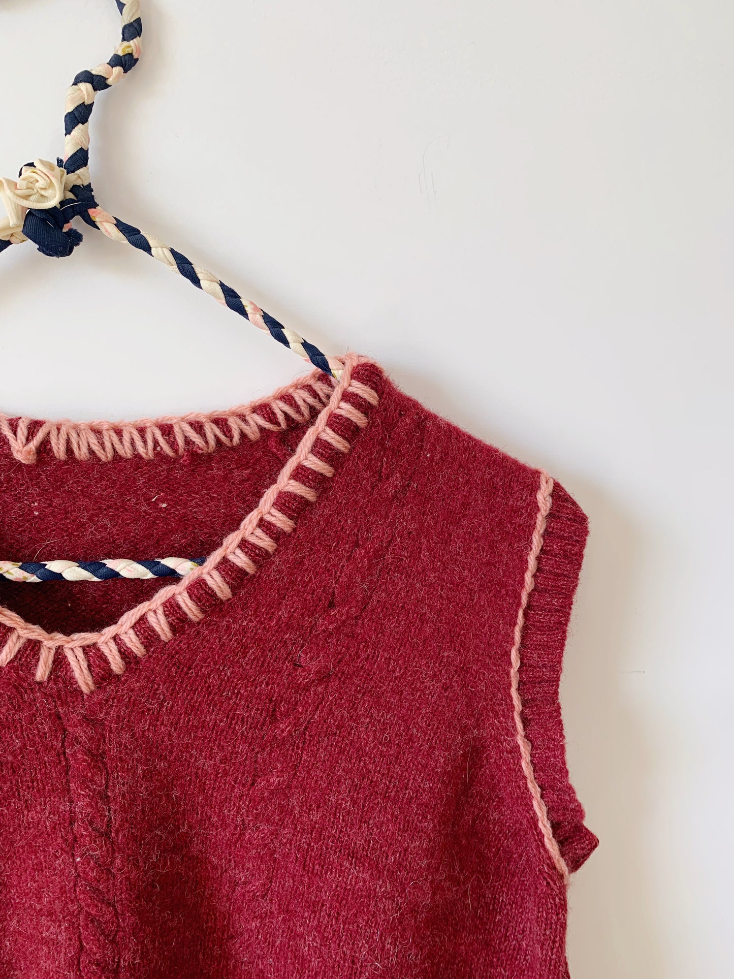 Sweater Vest Upcycle