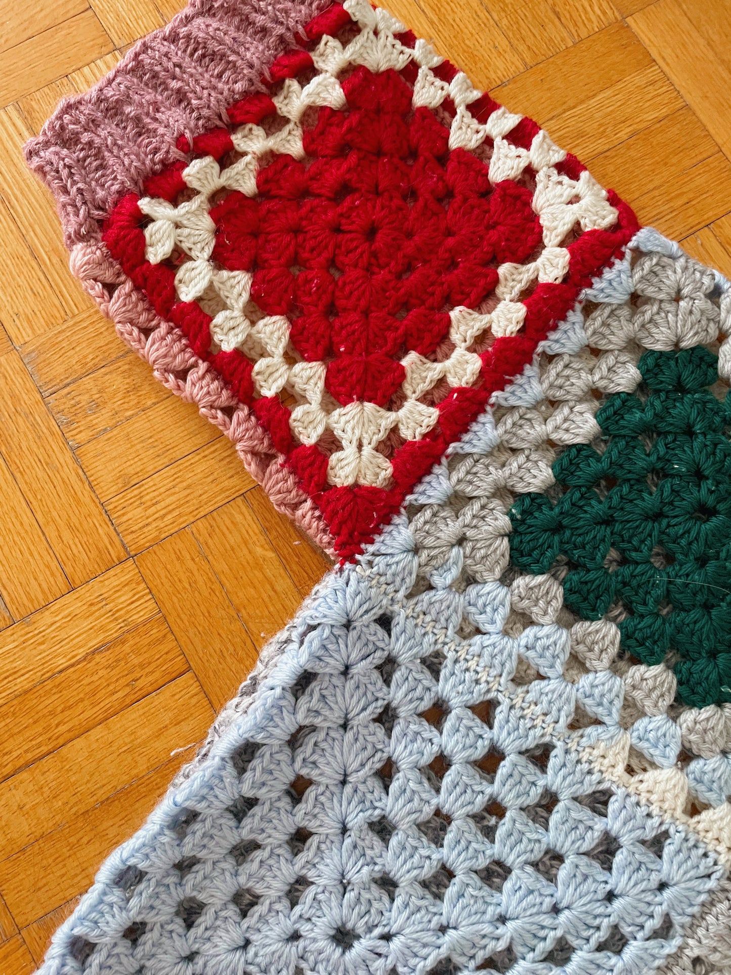 Upcycled Blanket crochet Sweater