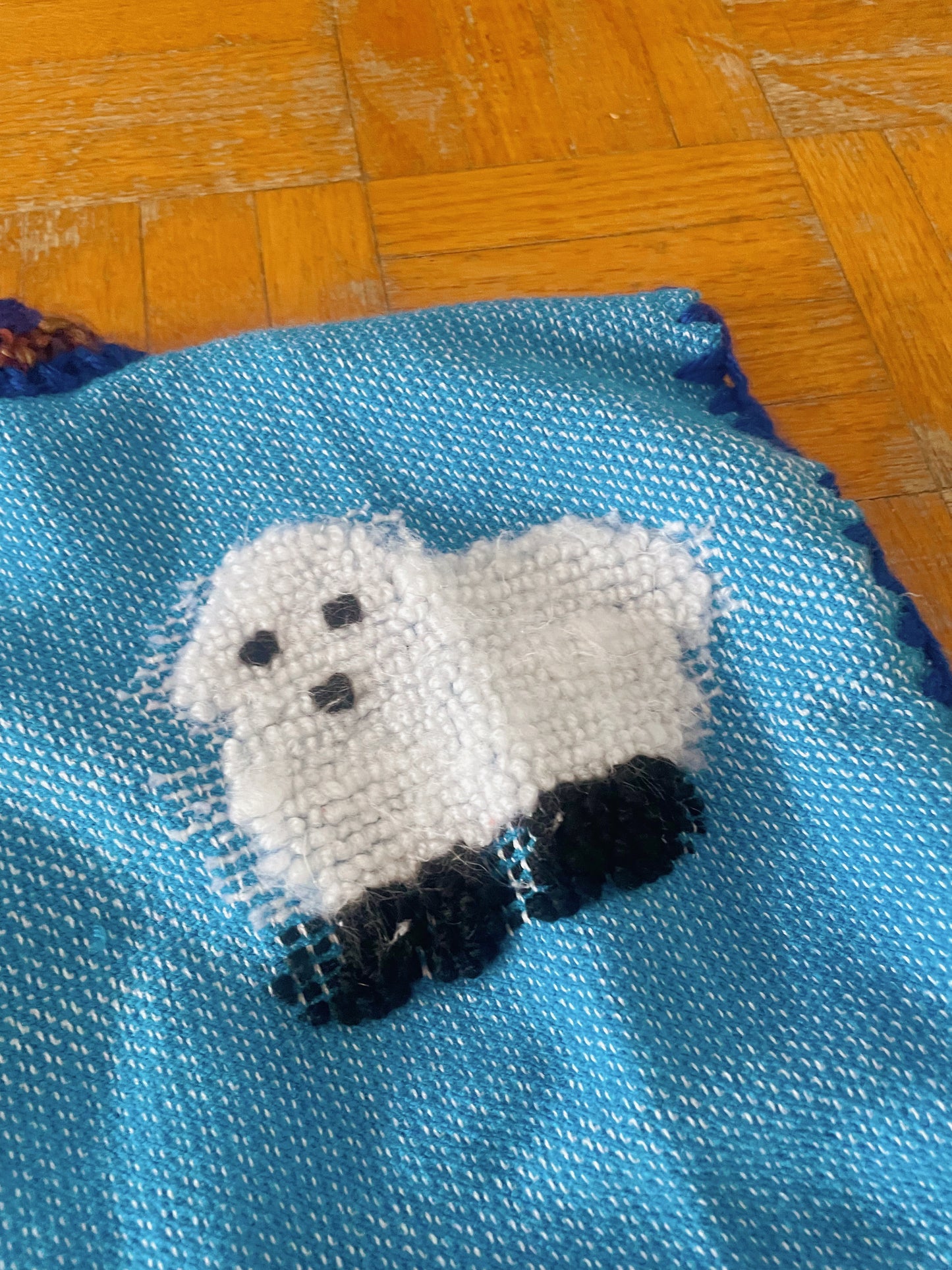 Upcycled Blanket Horsey Sweater