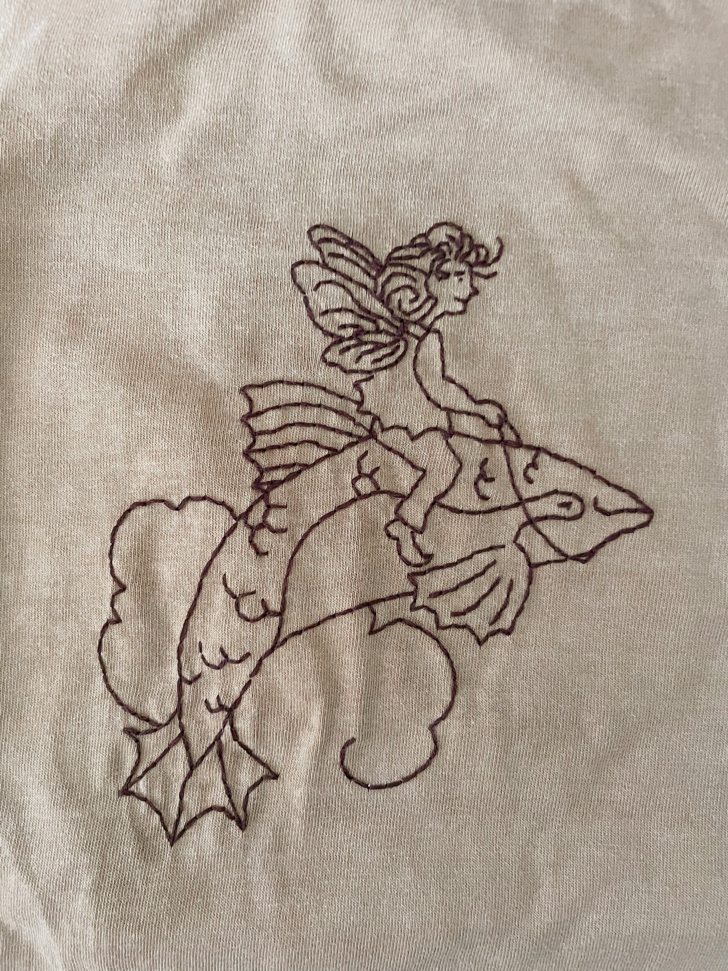 Whimsical Fairy Embroidered Sweater