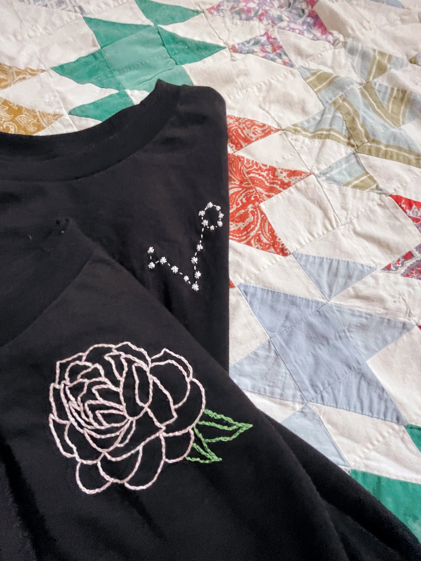 Peony flower t-shirt