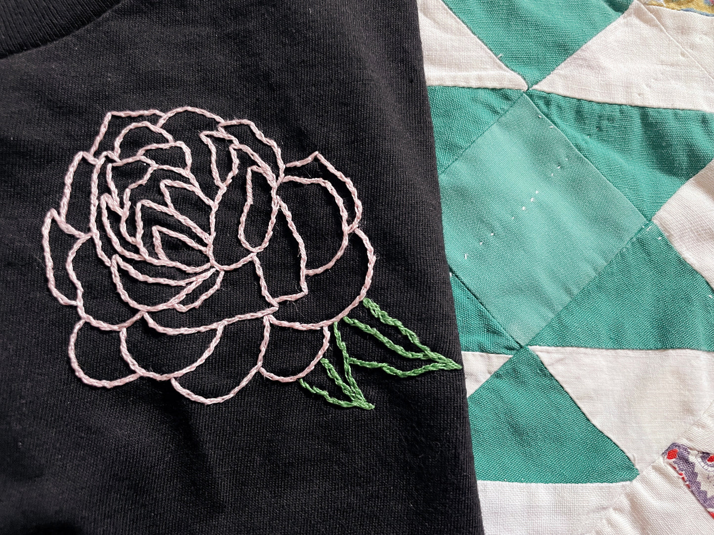 Peony flower t-shirt