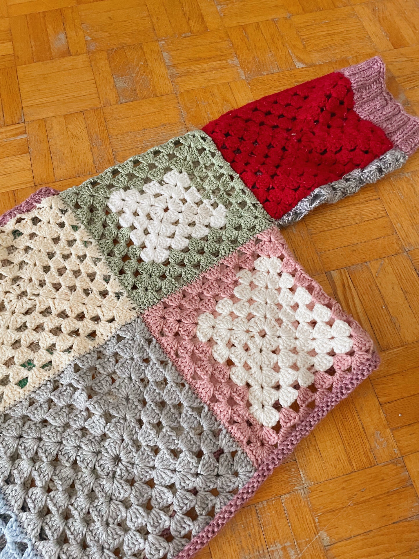 Upcycled Blanket crochet Sweater