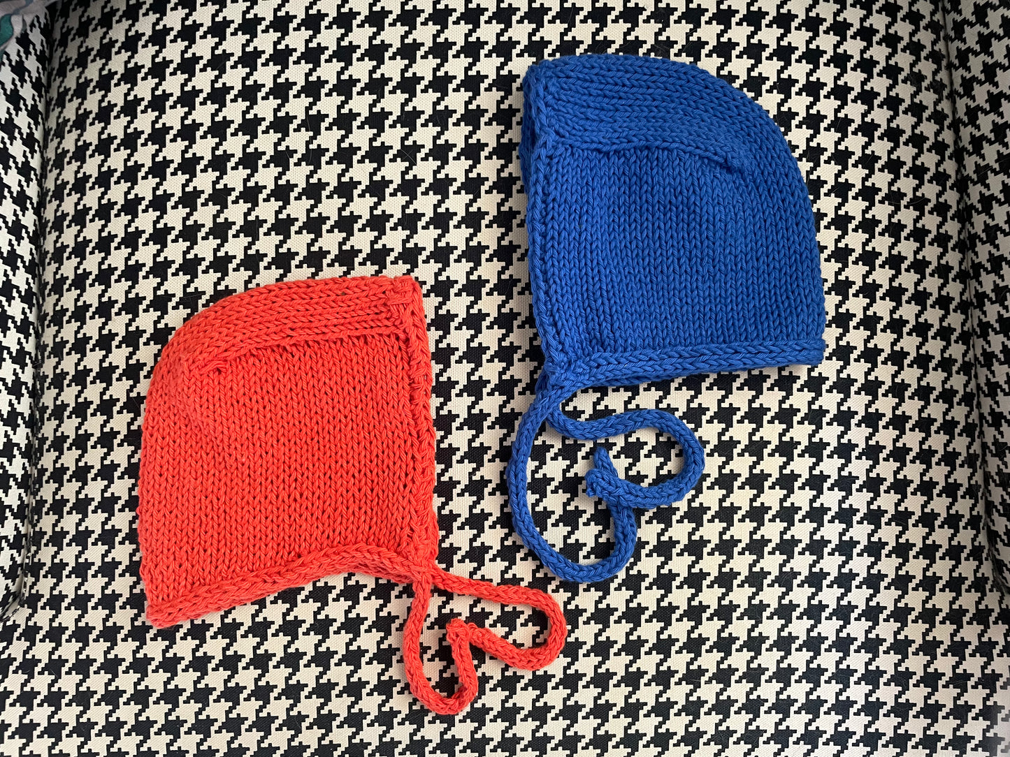 PATTERN ONLY - Feverfew Bonnet Baby sizes