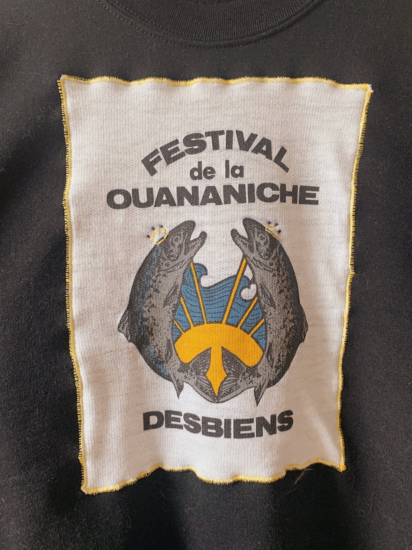 Ouananiche Fishes Reworked Crewneck