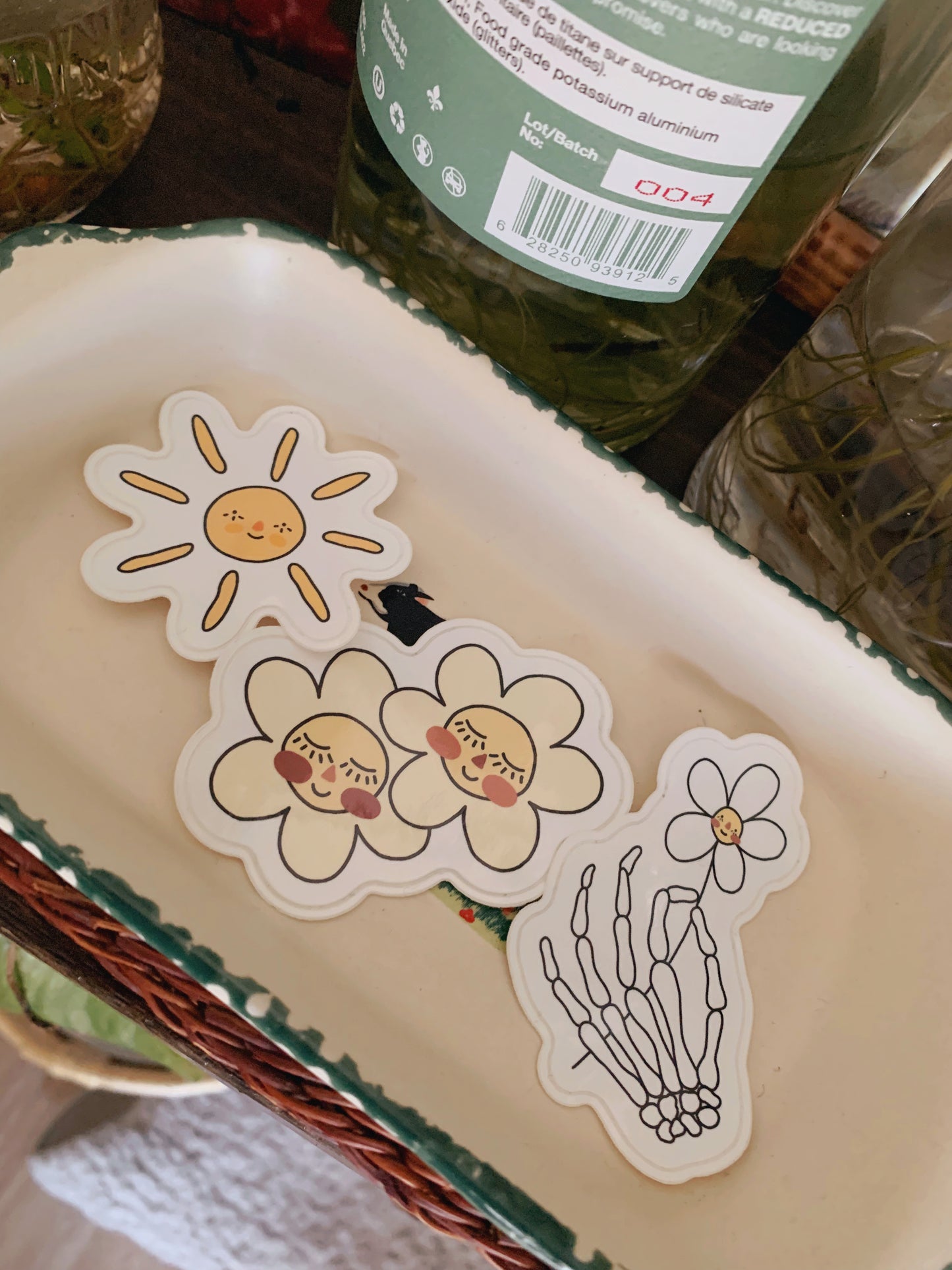 Amis fleurs Sticker