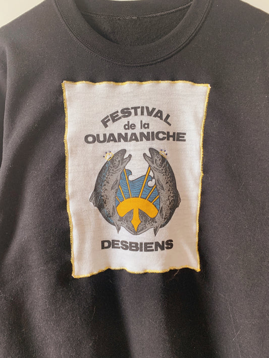 Ouananiche Fishes Reworked Crewneck