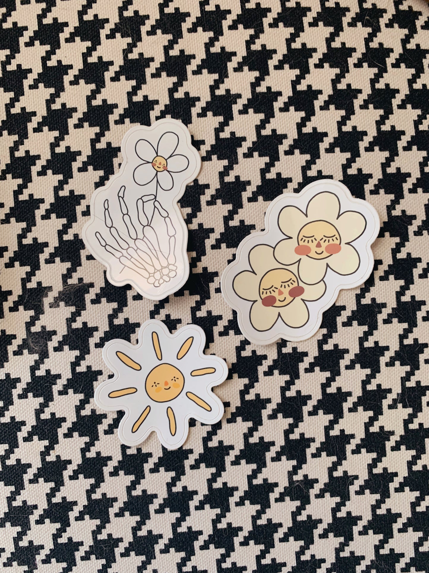 Amis fleurs Sticker
