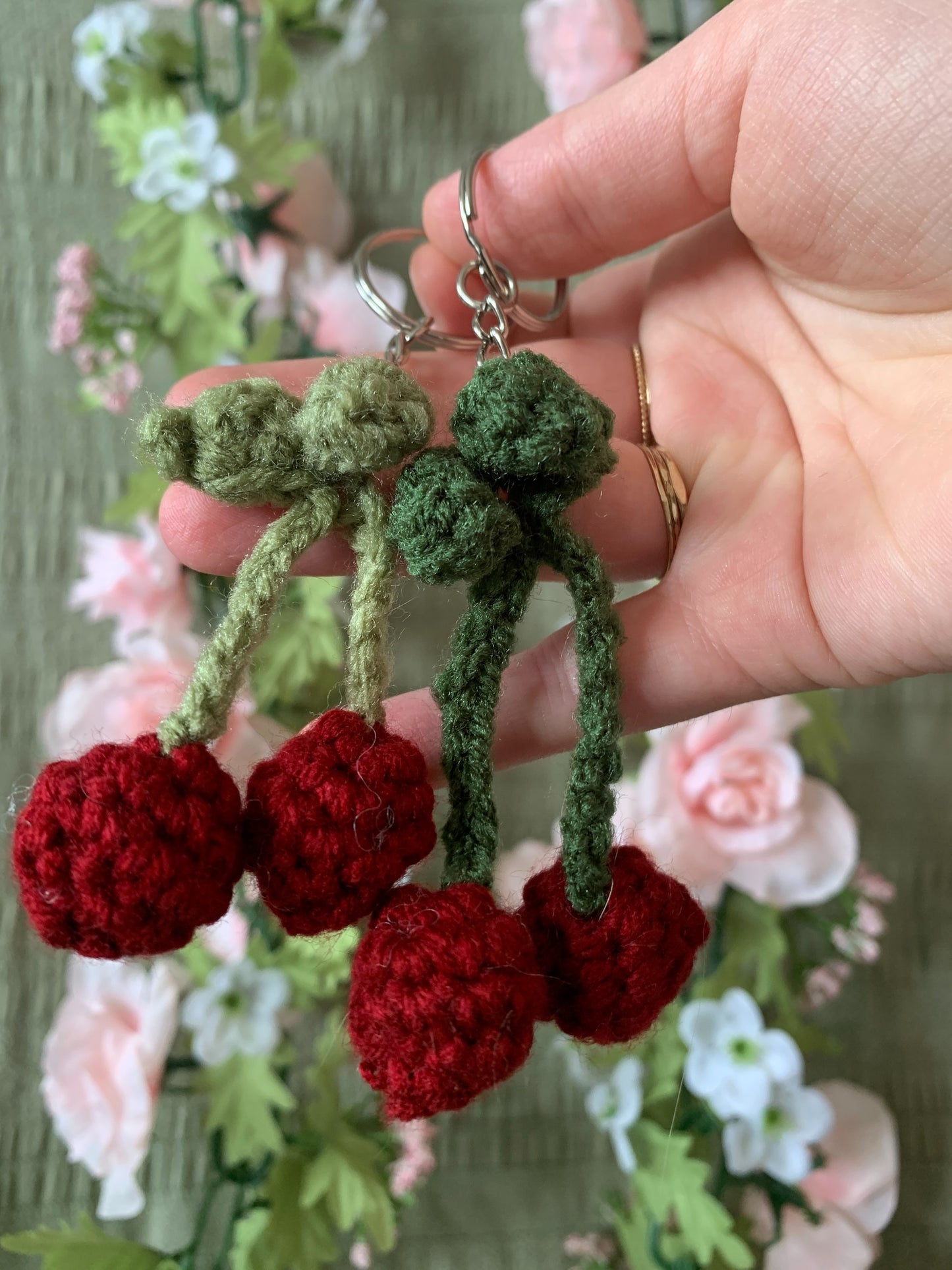 Cherry keychain