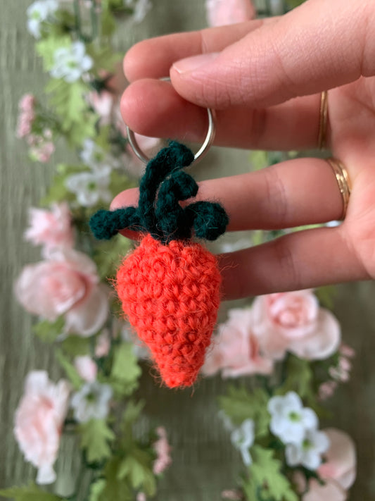 Carrot keychain