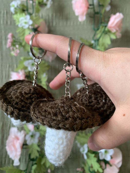 Mushroom keychain