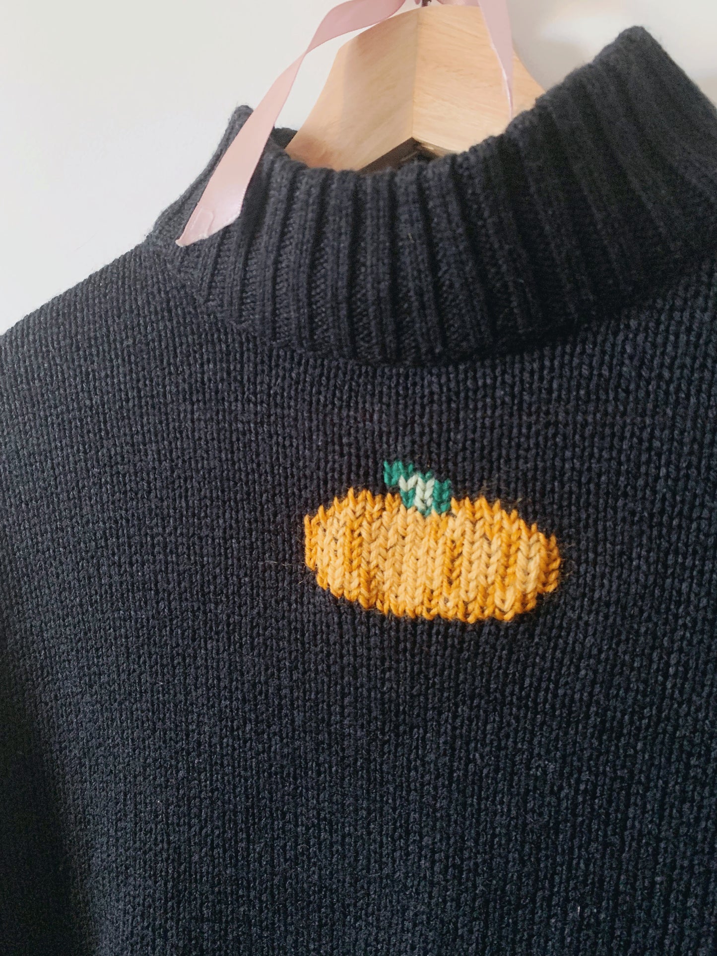 Pumpkin Knitted Sweater