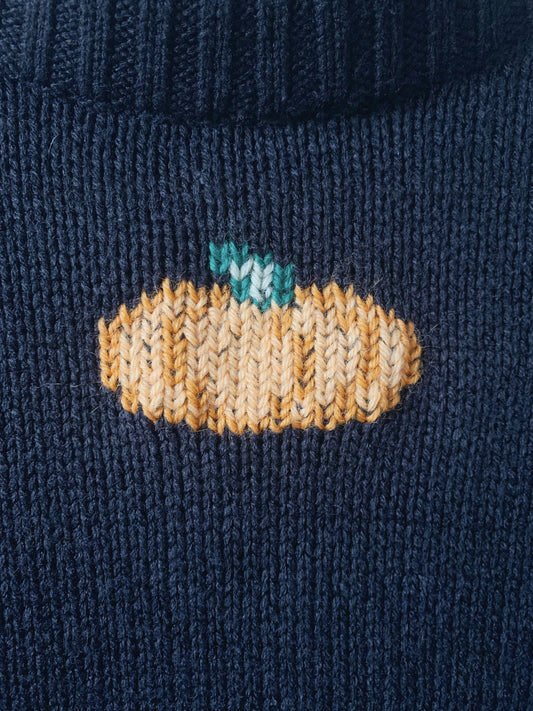 Pumpkin Knitted Sweater