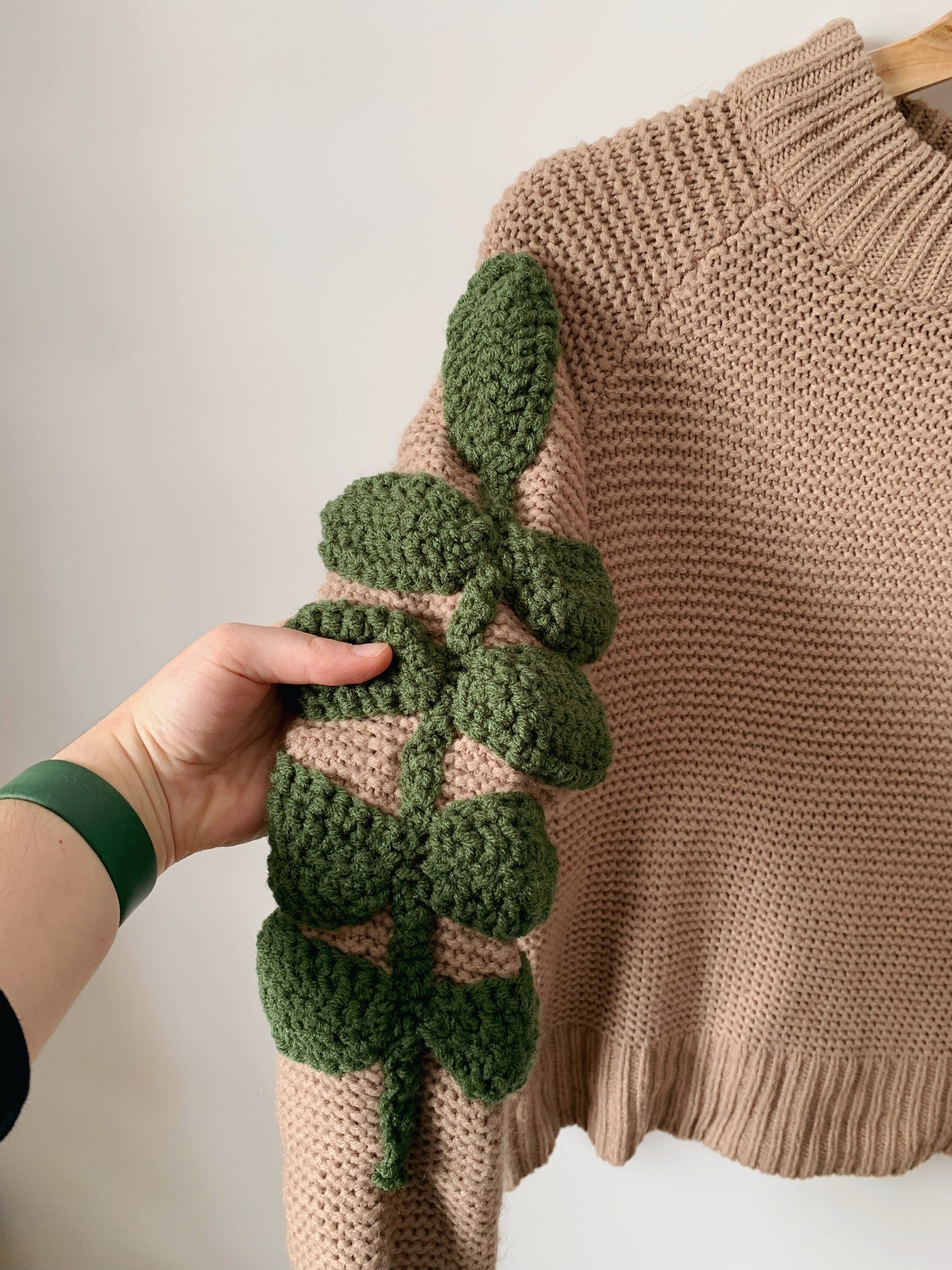 Leaves Upcycled Sweater